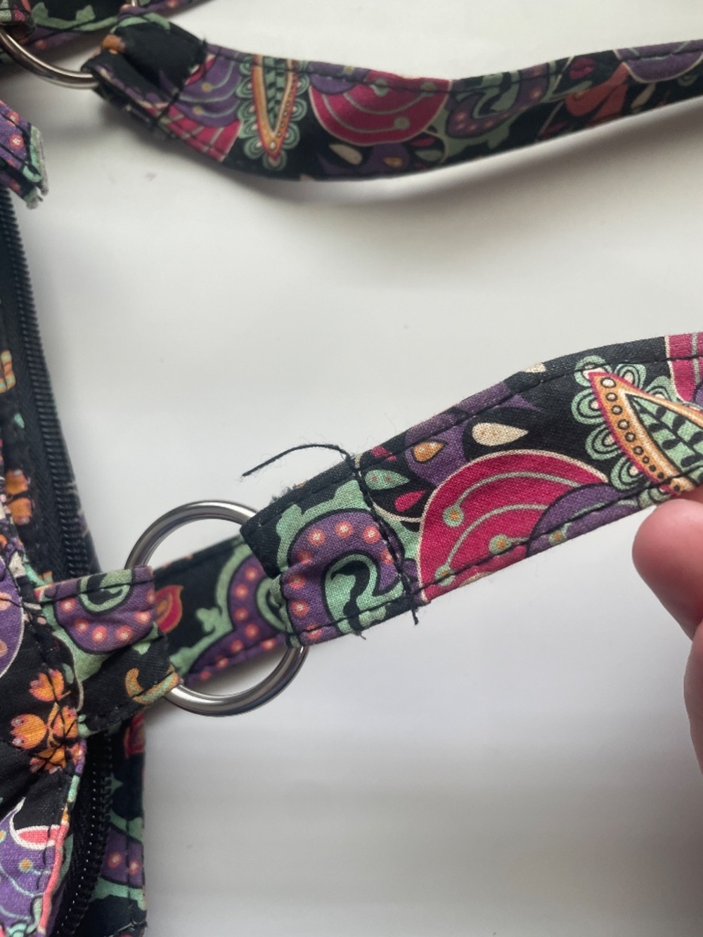 Waverly Inspirations Shoulder Bag Purse Floral - Picture 5 of 5